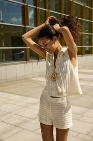 H&M Pointelle-knit Top