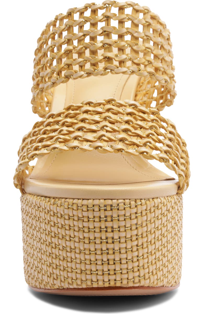 Schutz Aberdeen Platform Sandal, Alternate, color, Beige