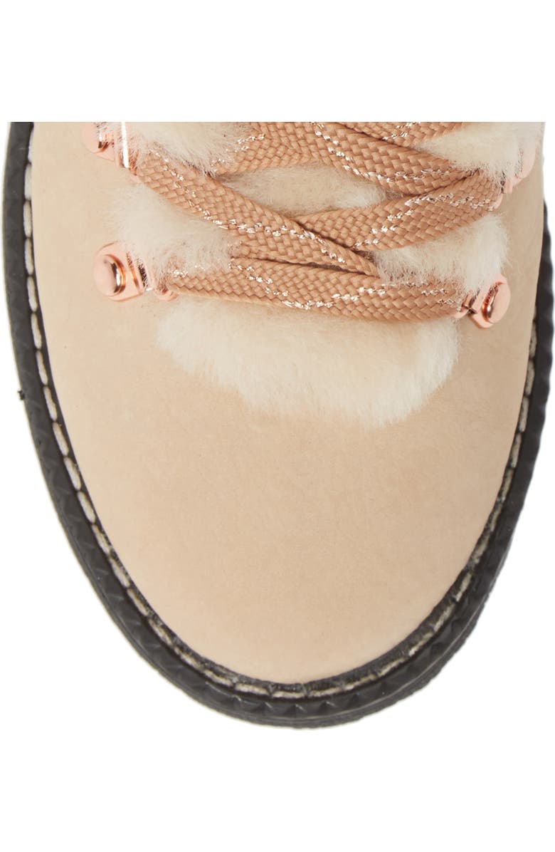 J.Crew Nordic Genuine Shearling Cuff Winter Boot, Alternate, color,