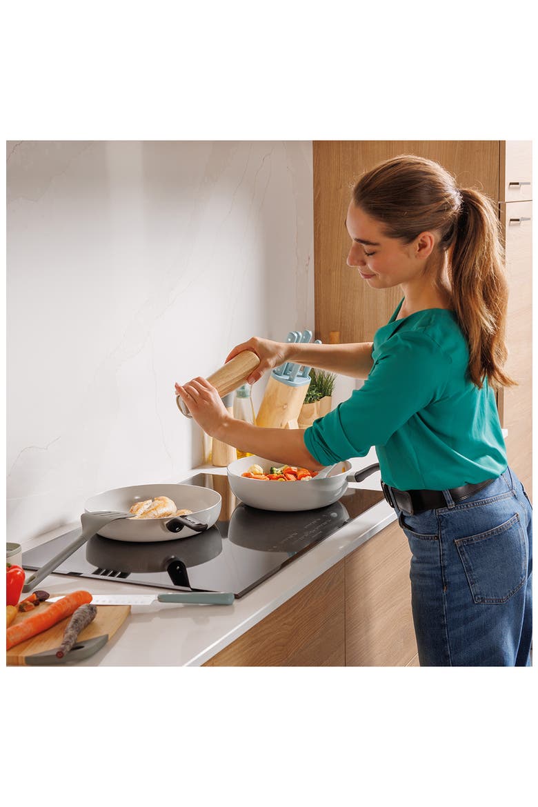 Leo Glints Fry Pan, Alternate, color, CREAM