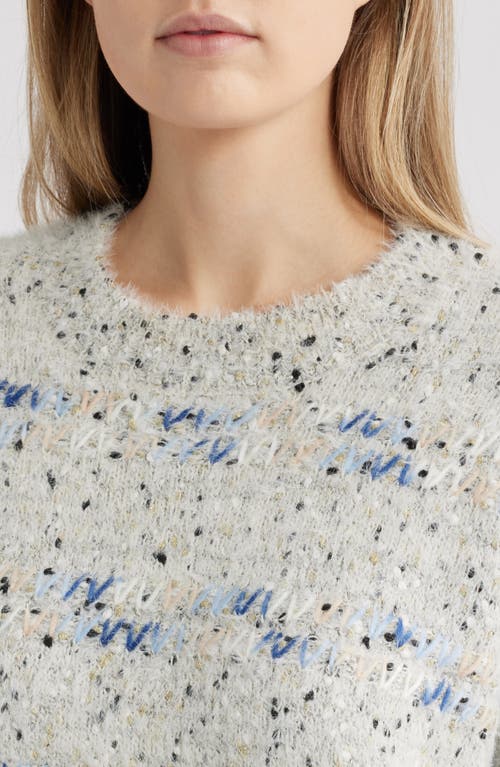 Bobeau Eyelash Crewneck Sweater