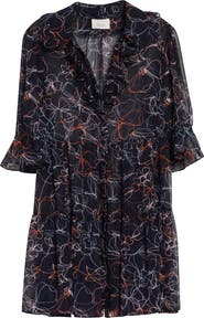 Cinq à Sept Reanna Malva Floral Print Minidress