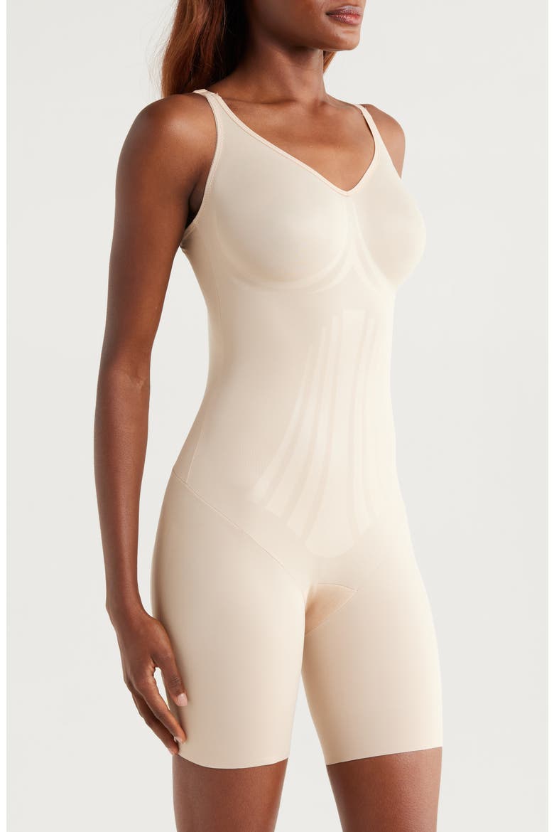Modern Miracle Shaping Bodysuit, Alternate, color, WARM BEIGE