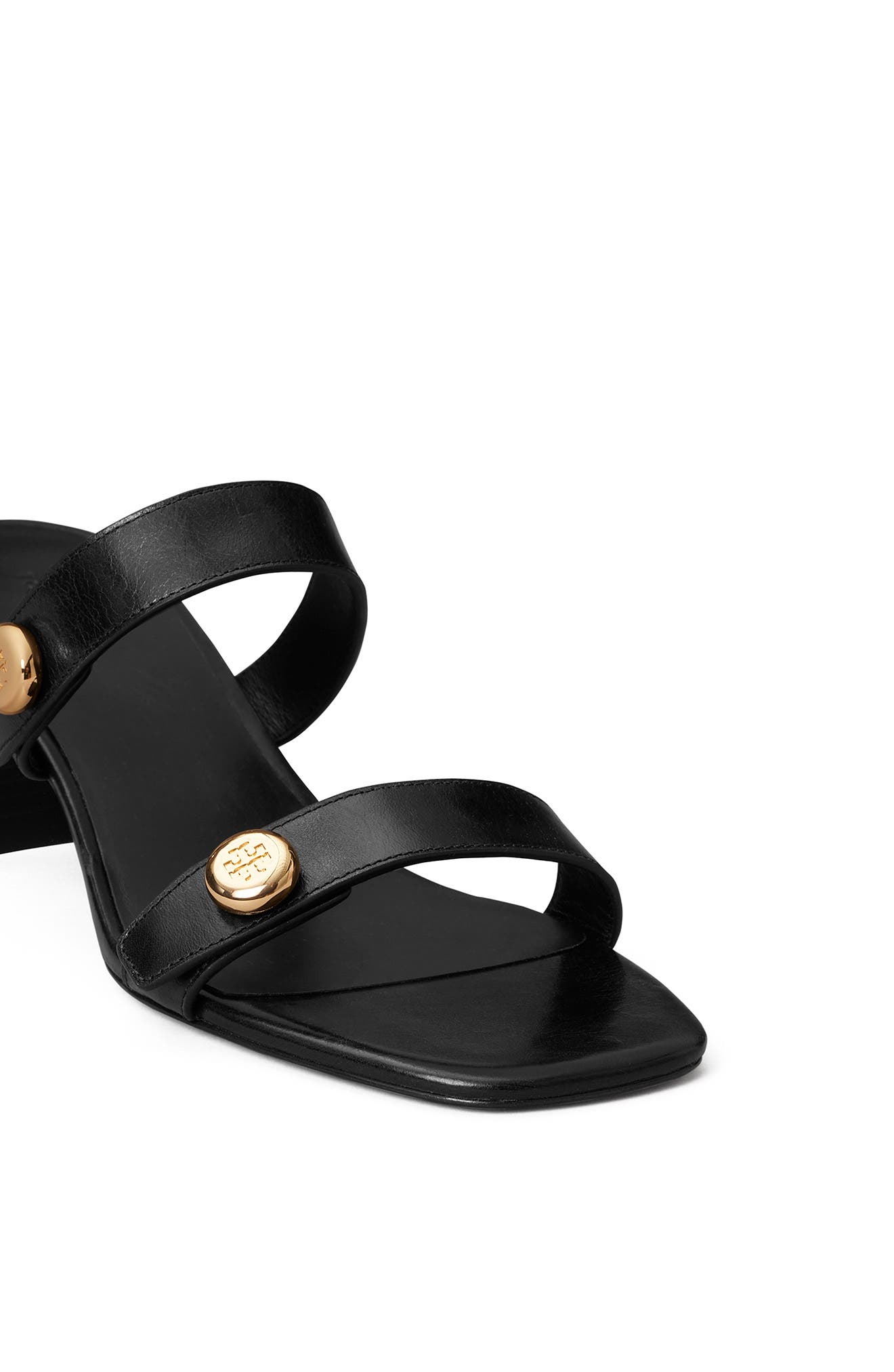 Tory Burch Romy City Slide Sandal, Alternate, color, Perfect Black