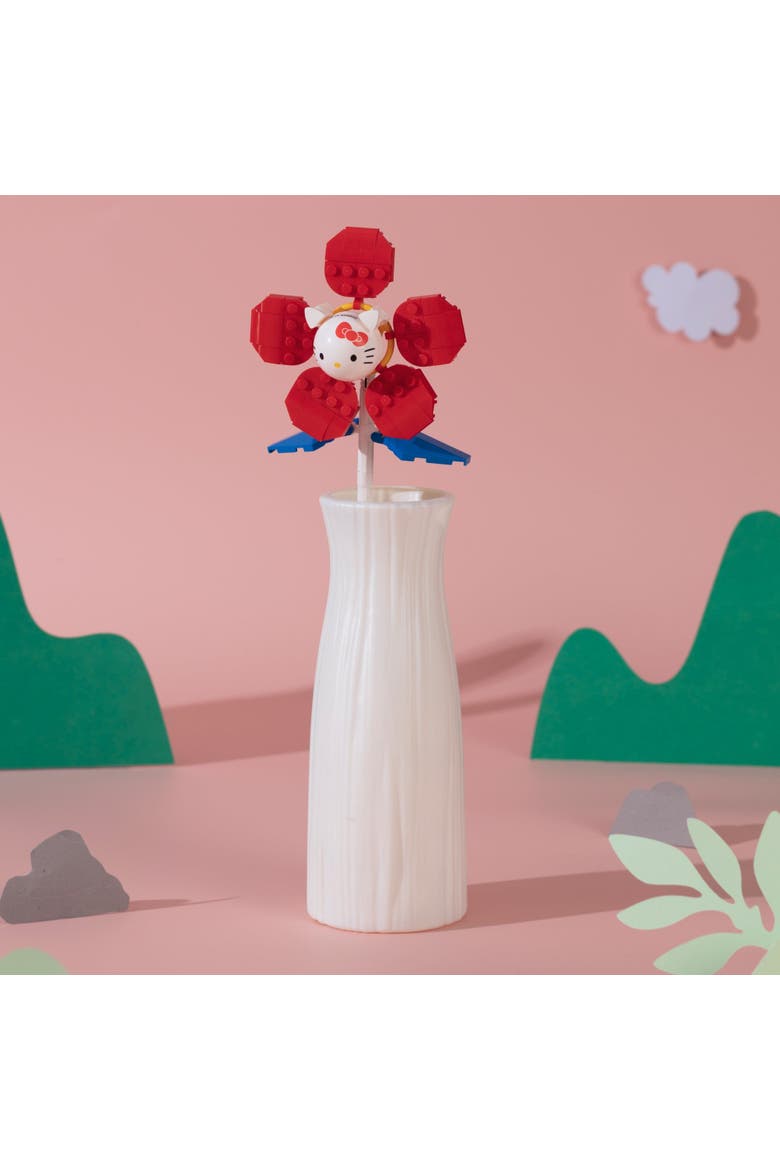 Hello Kitty Flower Building Set, Alternate, color, Pink