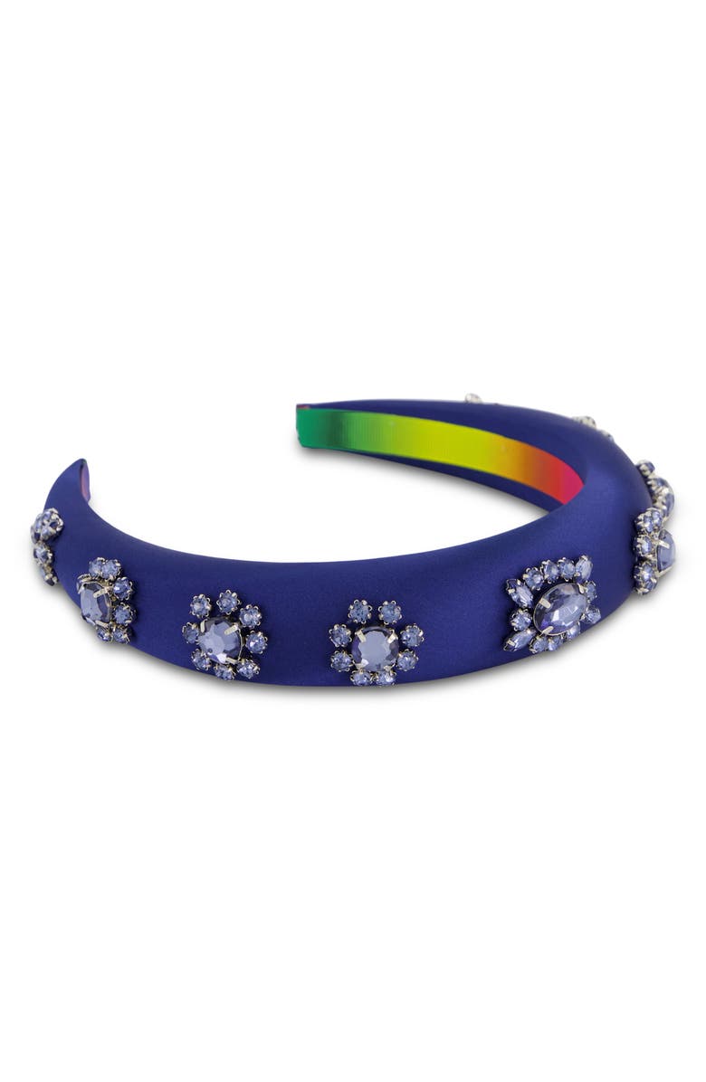 KG Kurt Geiger Jewel Flower Headband, Alternate, color,