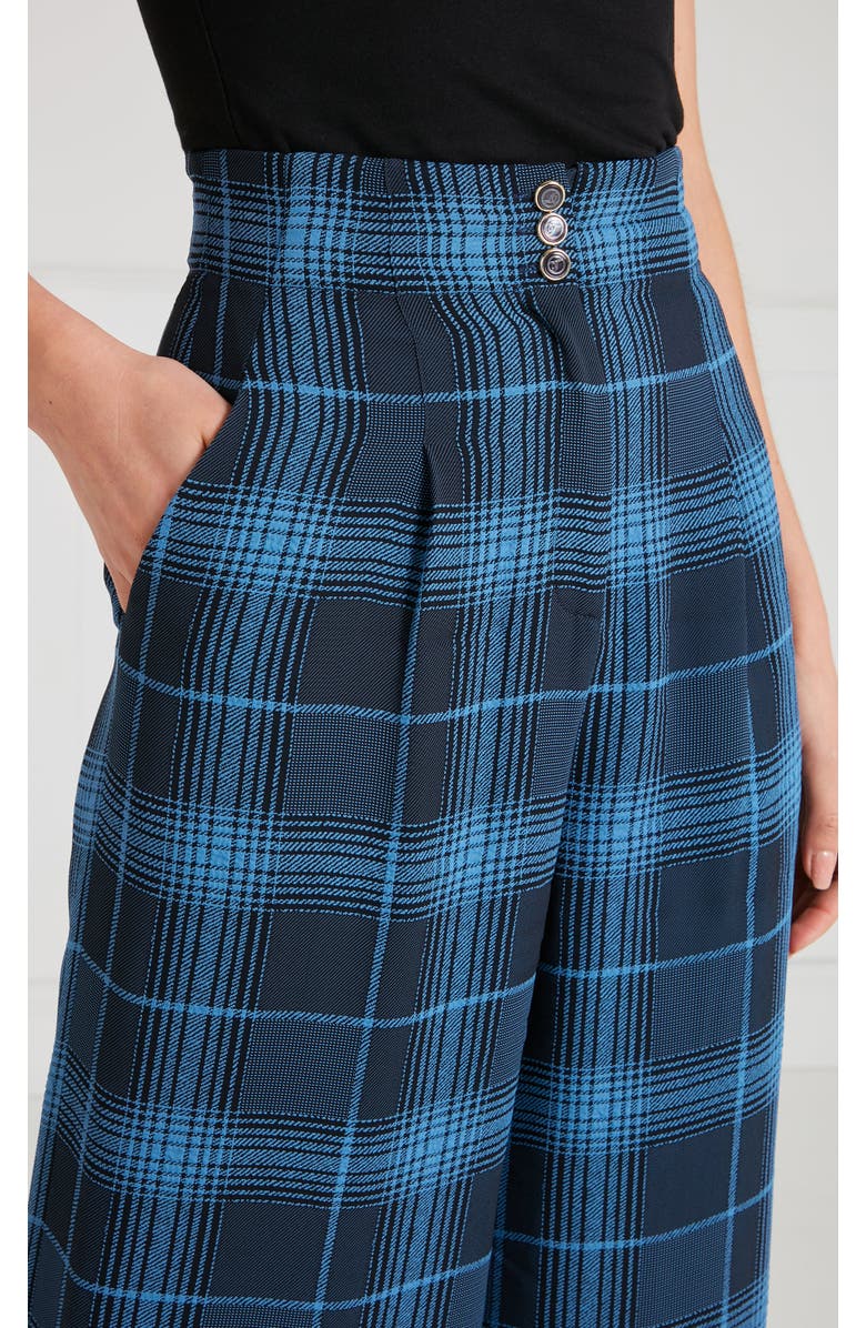 Temperley London Plath Trousers, Alternate, color, Dark Blue