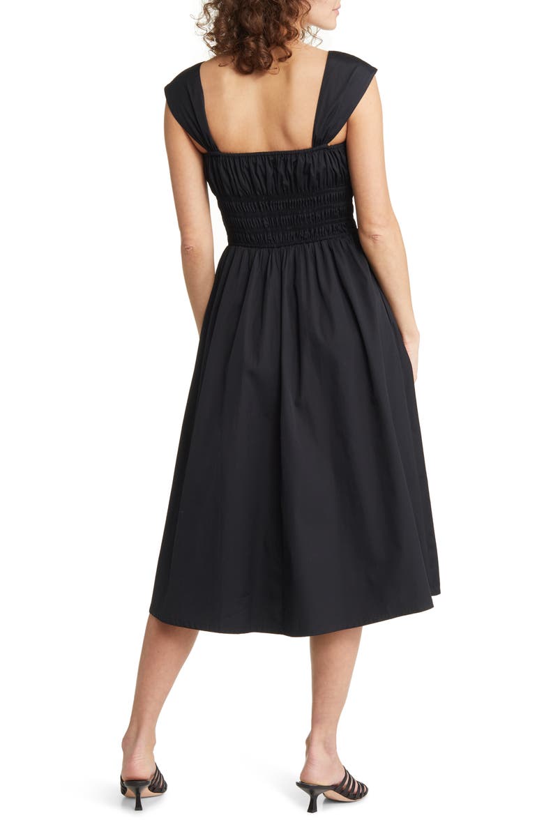 Chelsea28 Smocked Waist Midi Dress, Alternate, color, 