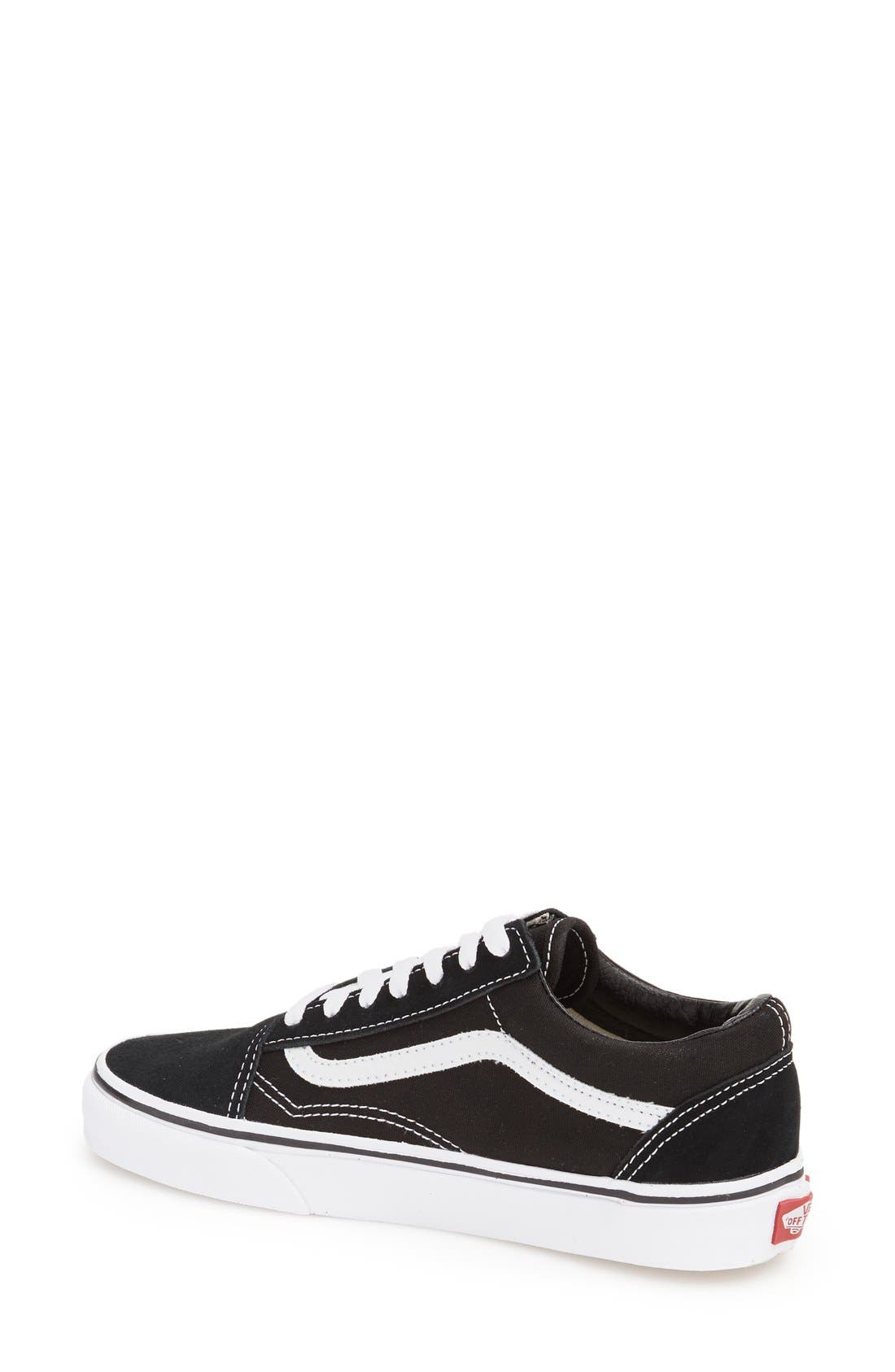 Vans Old Skool Sneaker, Alternate, color, Black Canvas