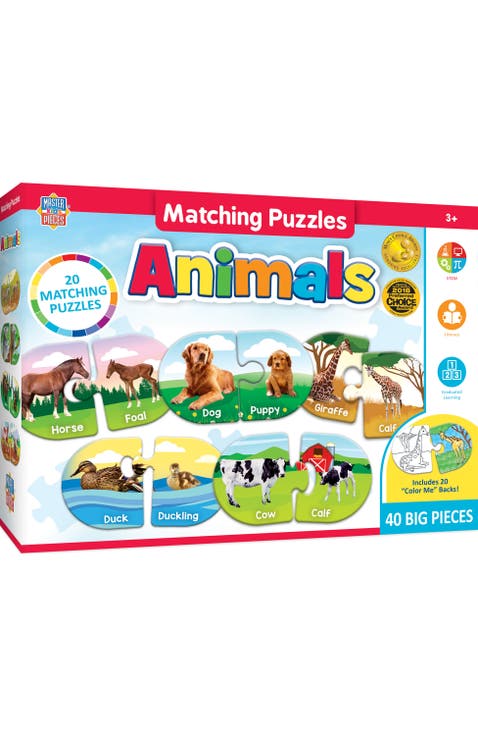 Animals Matching Puzzles