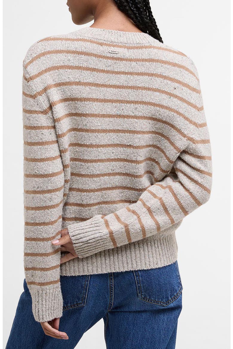 Claydon Stripe Wool Blend Sweater, Alternate, color, OATMEAL STRIPE