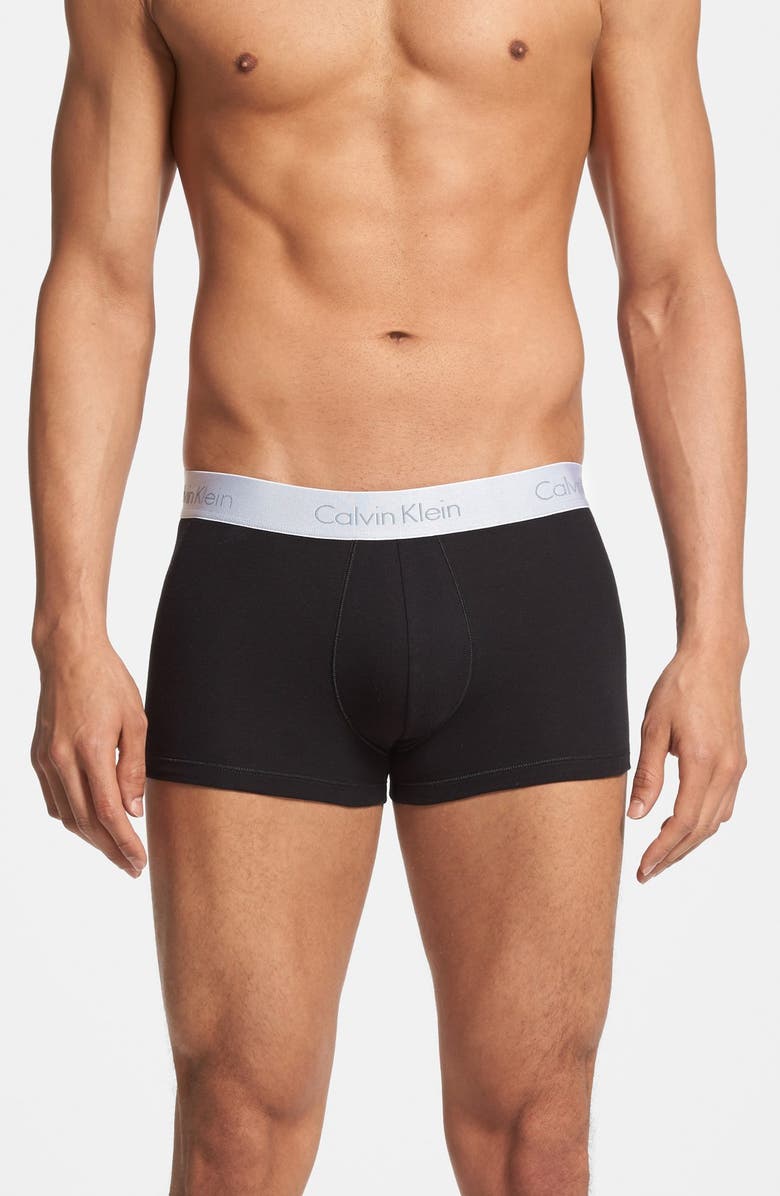 Calvin Klein 'Superior' Cotton Blend Trunks, Main, color,