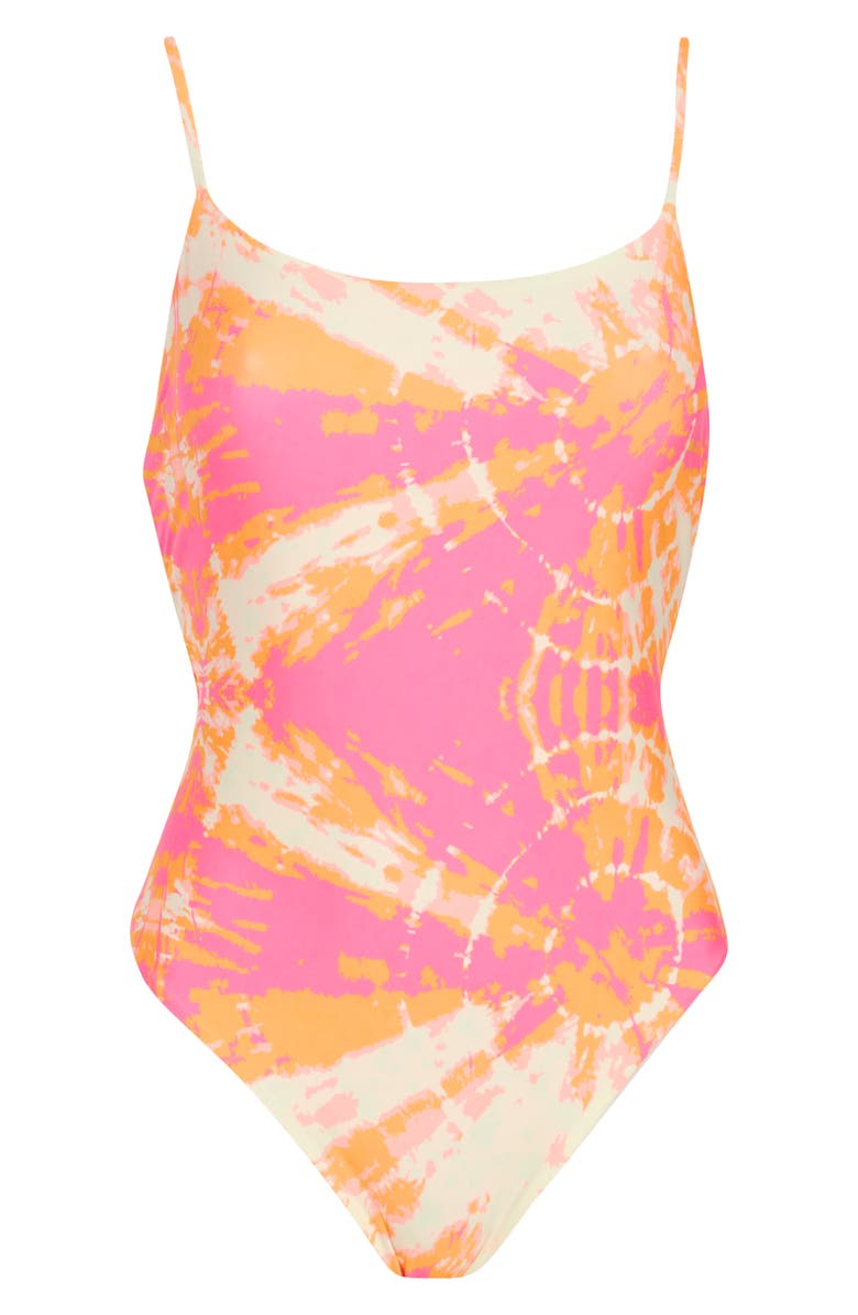 Maaji Luster One-Piece Swimsuit, Main, color, Pink