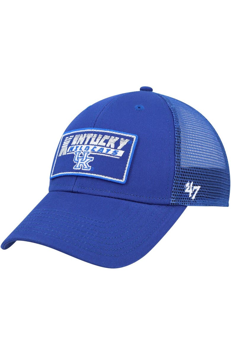 '47 Youth '47 Royal Kentucky Wildcats Levee Trucker Adjustable Hat, Main, color, Royal
