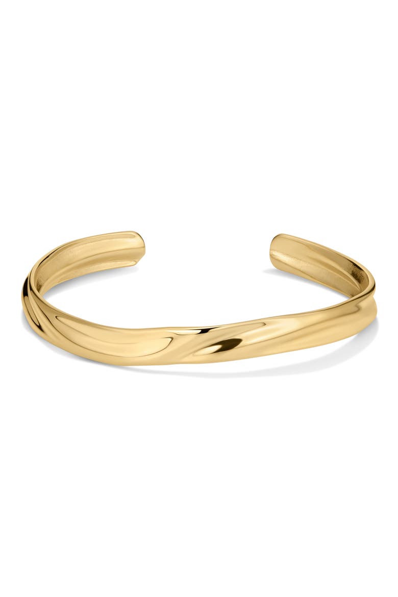 MOLTEN BANGLE SLIM, Main, color, GOLD