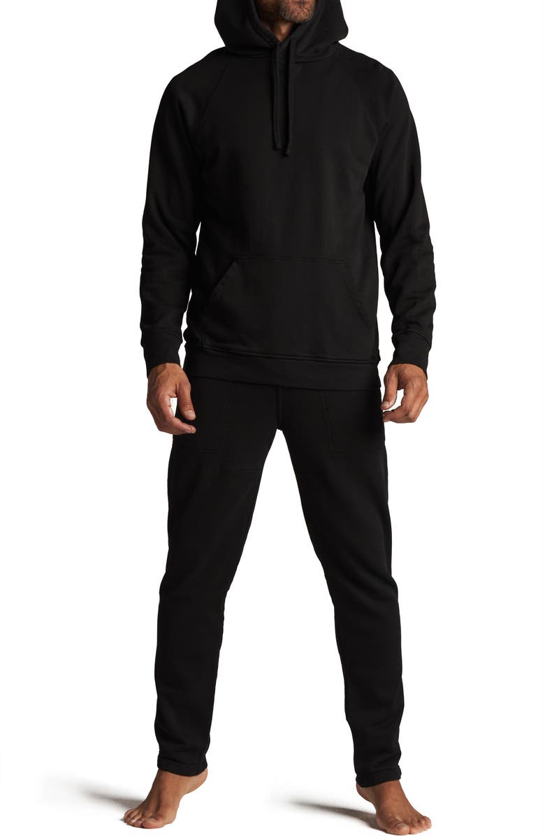 Rowan Barton Terry Raglan Hoodie, Alternate, color, Black