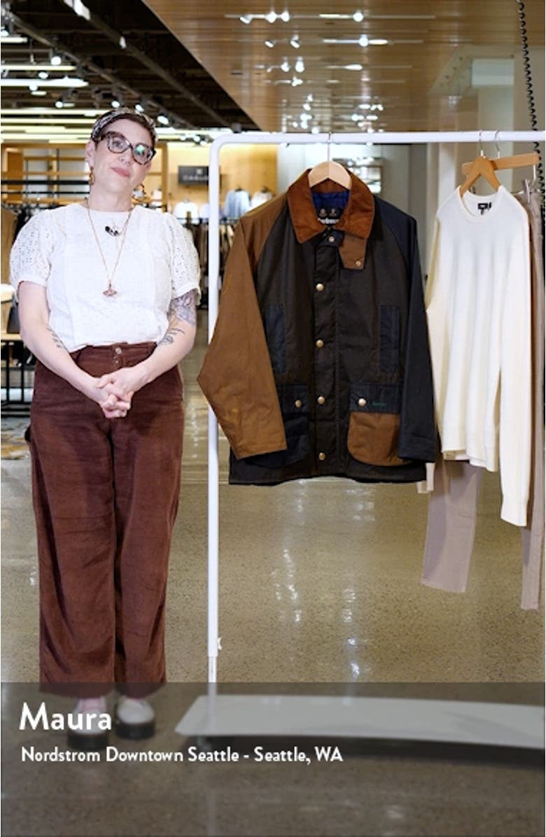 Patch Water Resistant Waxed Cotton Jacket, sales video thumbnail