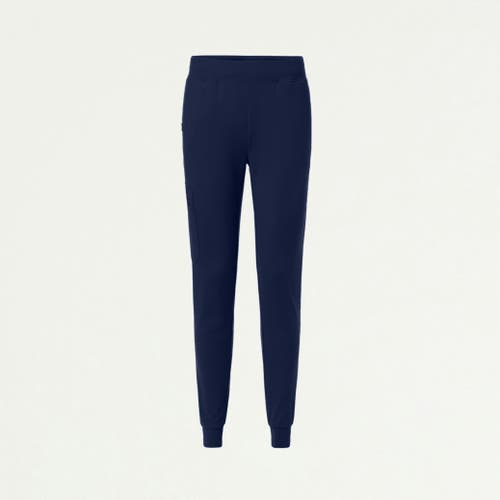 Jaanuu 6-pocket Slim Knit Scrub Jogger In Black
