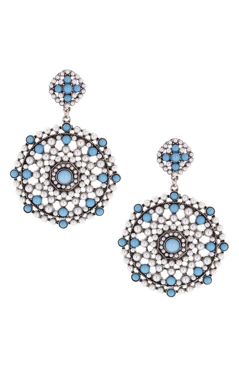 Isadela Stone Drop Earrings