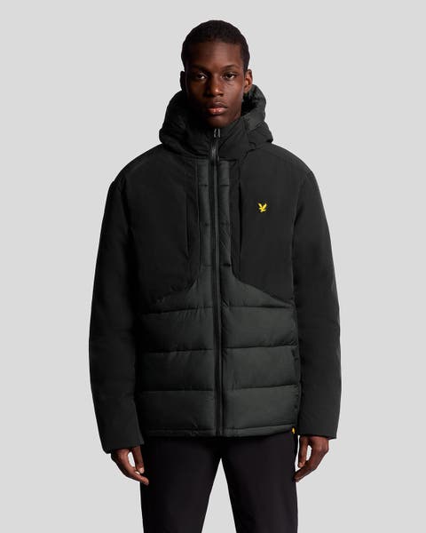 Wadded Hybrid Hooded Jacket