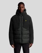 Lyle & Scott Wadded Hybrid Hooded Jacket