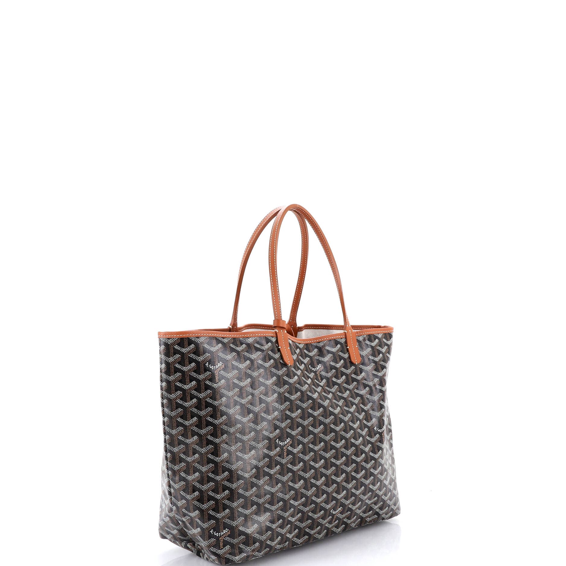 Pre-Owned Goyard Saint Louis Tote Coated Canvas PM, Alternate, color, Brown