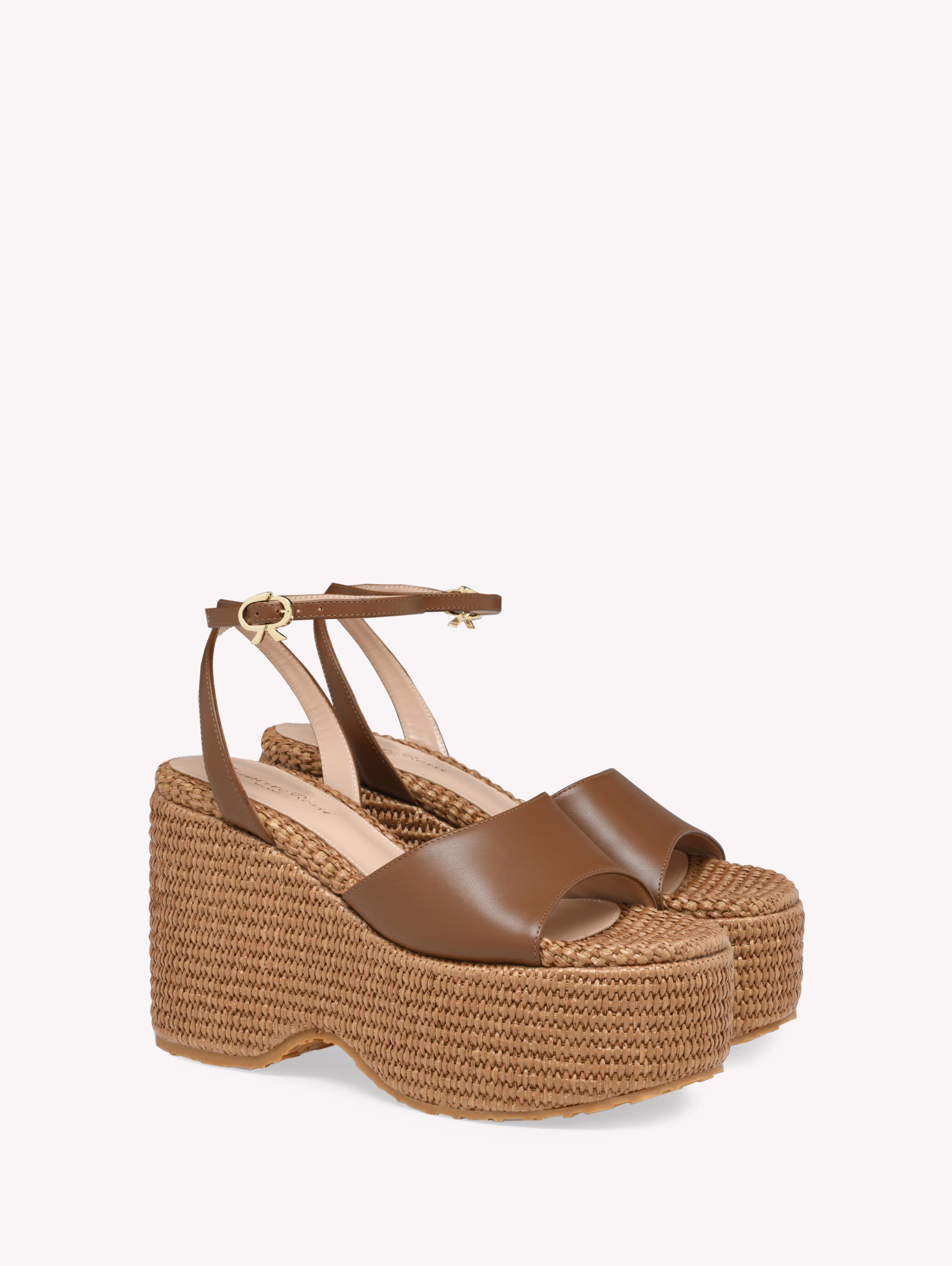 Gianvito Rossi Thalia Sandal, Alternate, color, Brown Leather