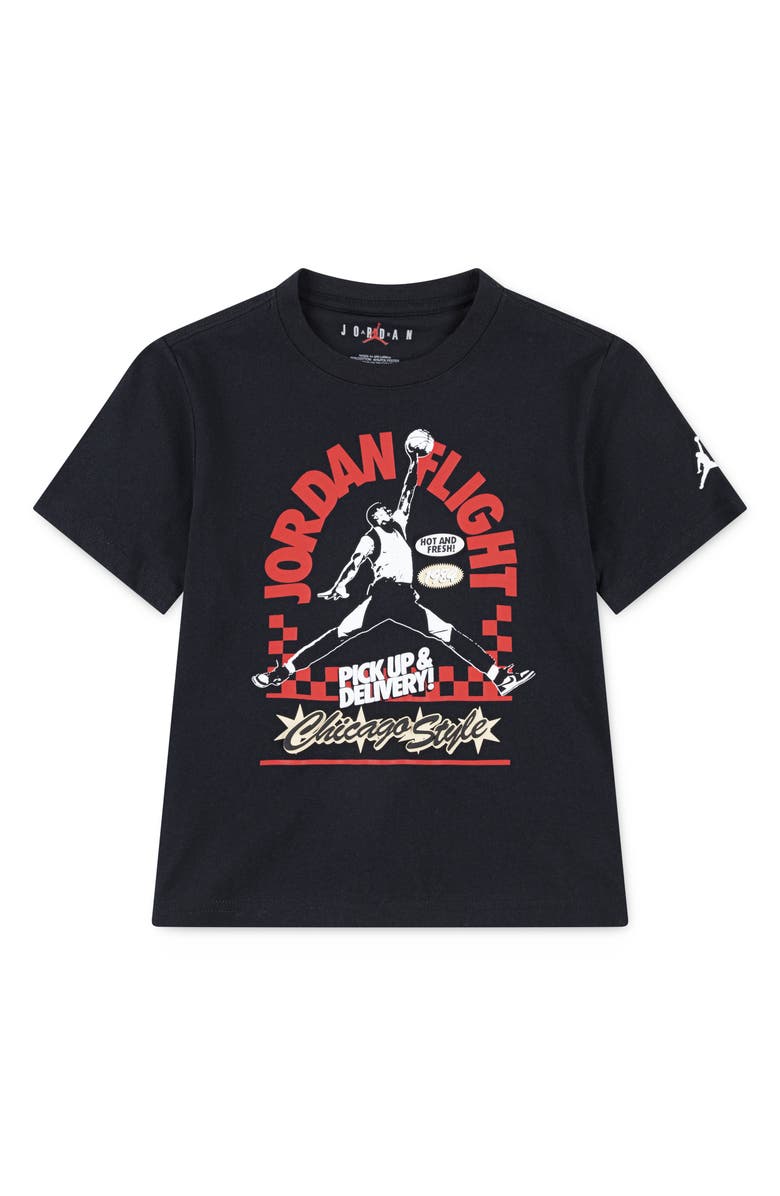 Jordan Kids' MJP Shop Graphic T-Shirt, Main, color, Black