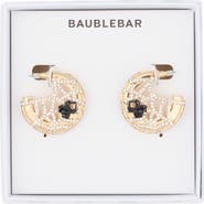 BaubleBar Spider Web Hoop Earrings