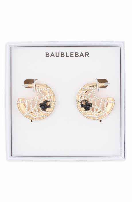 Spider Web Hoop Earrings