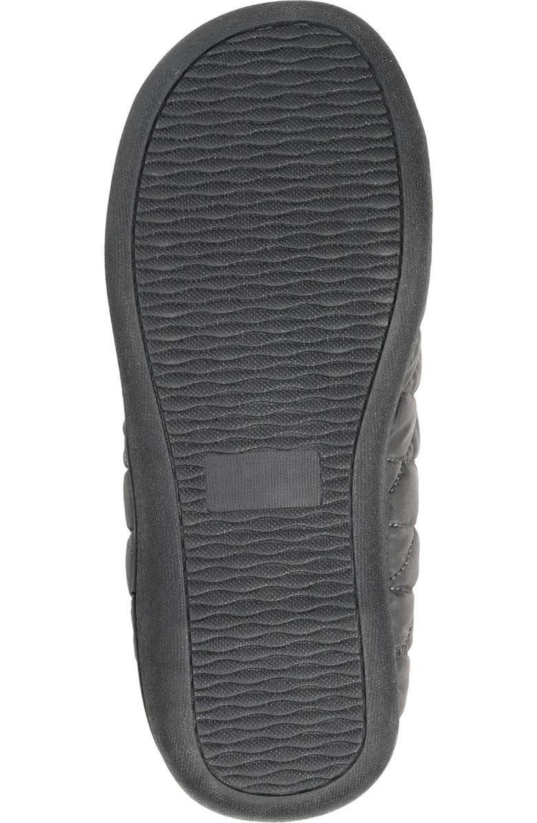 VANCE CO . Fargo Quilted Faux Fur Lined Slipper, Alternate, color, Grey
