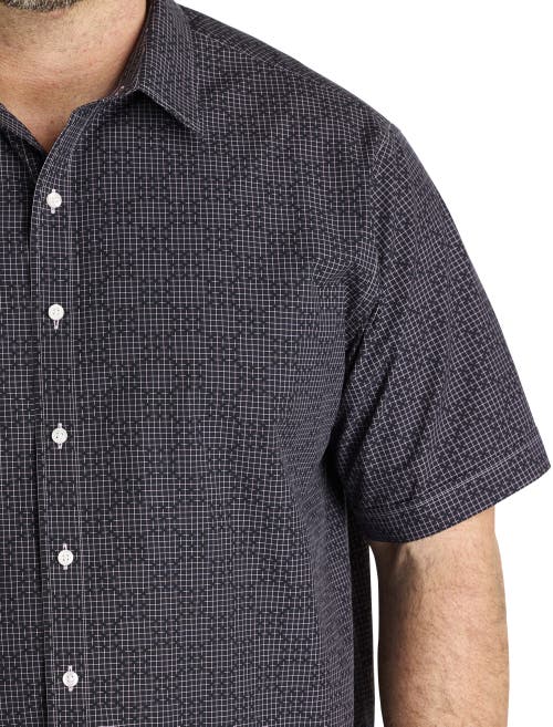 Synrgy By Dxl Big & Tall Dobby Patterned Sport Shirt