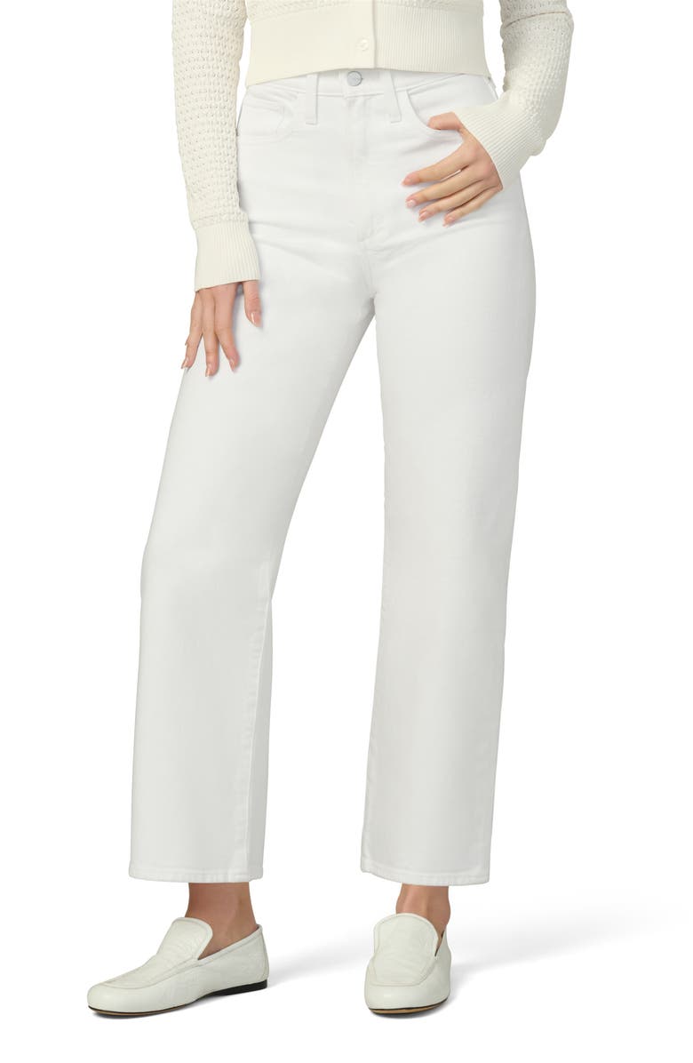 Joe's The Margo Crop Straight Leg Jeans, Main, color, White