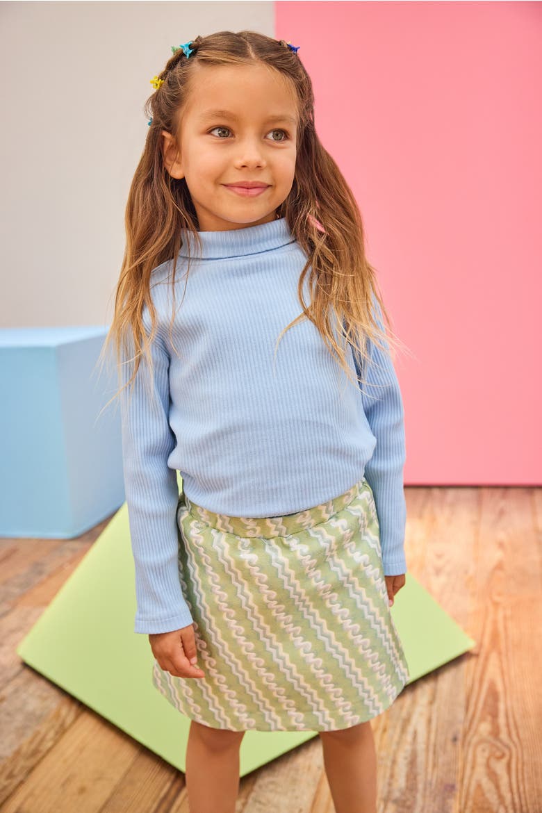 Kids' Sparkle A-Line Mini Skirt, Alternate, color, Soho Sparkle Jacquard