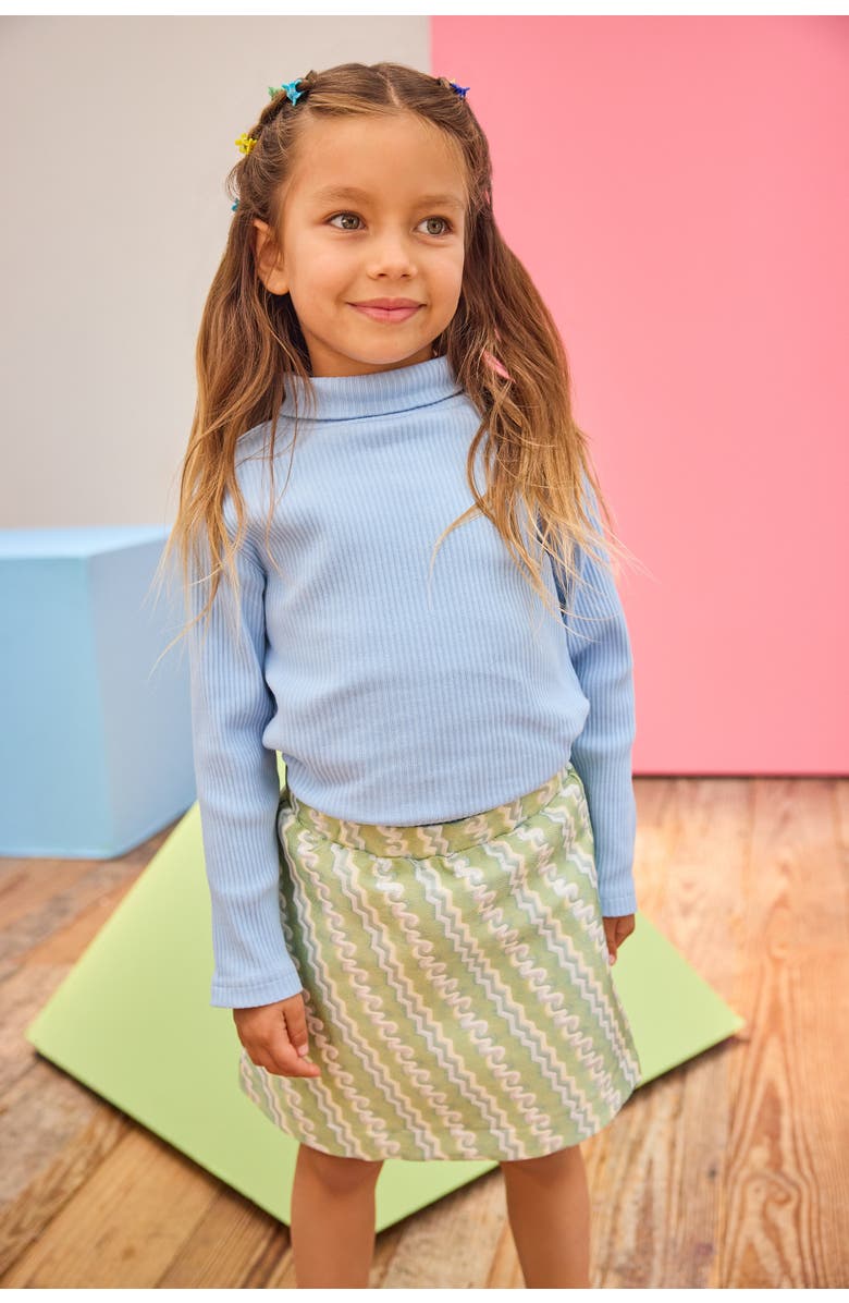 BISBY Kids' Sparkle A-Line Mini Skirt, Alternate, color, Soho Sparkle Jacquard