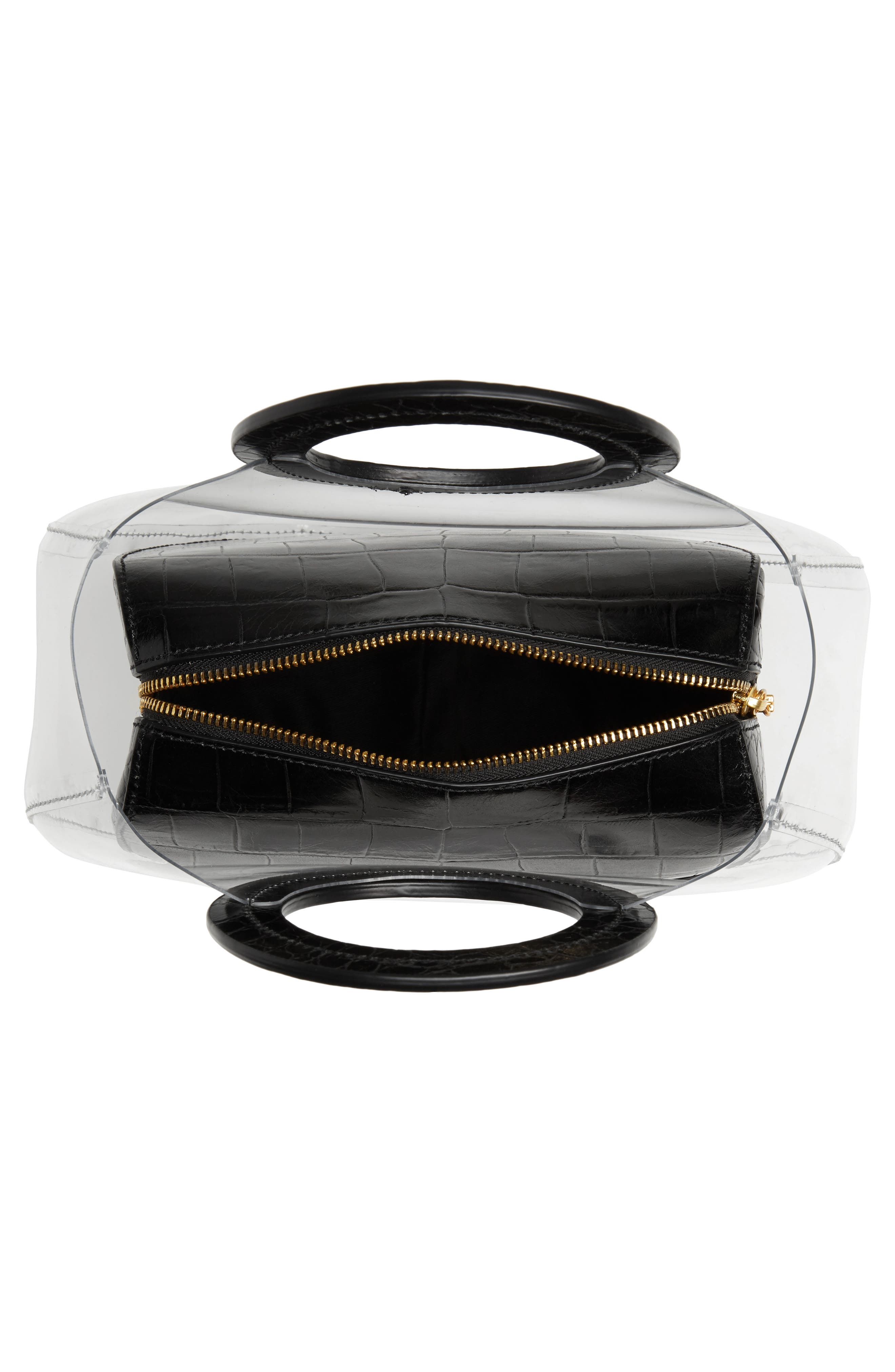 STAUD Frida Transparent Handbag, Alternate, color, 