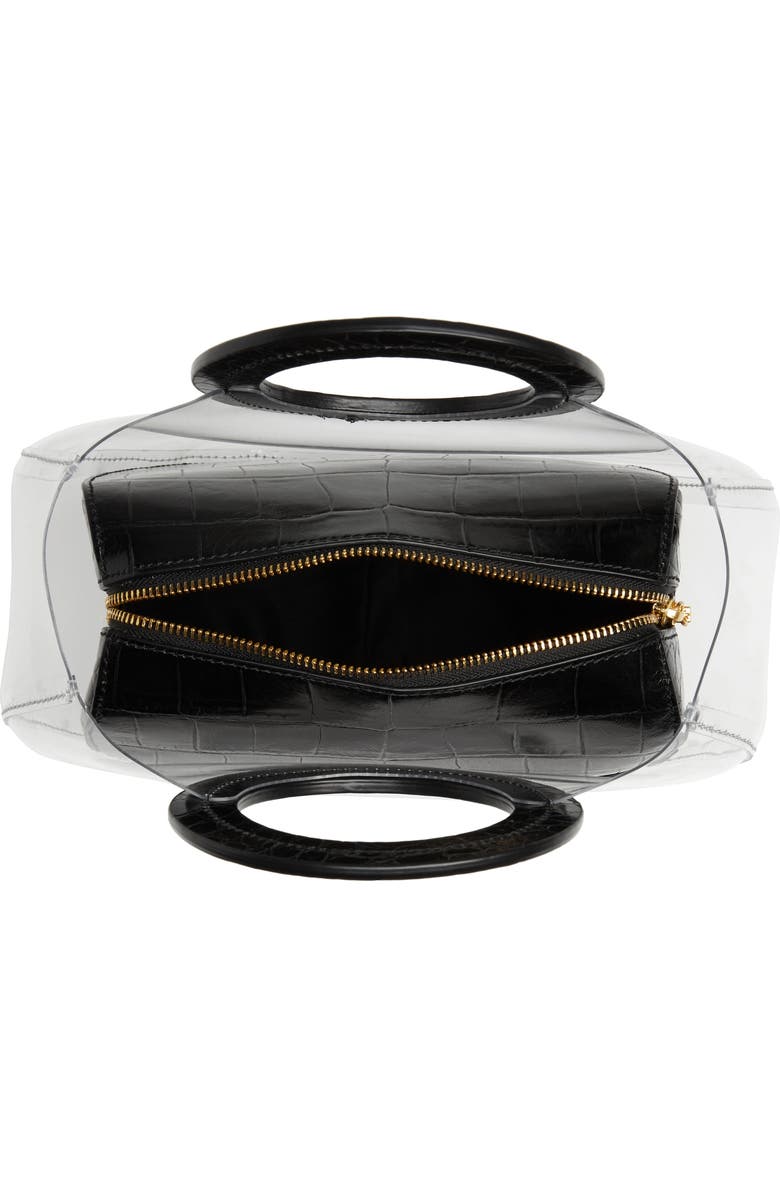 STAUD Frida Transparent Handbag, Alternate, color,