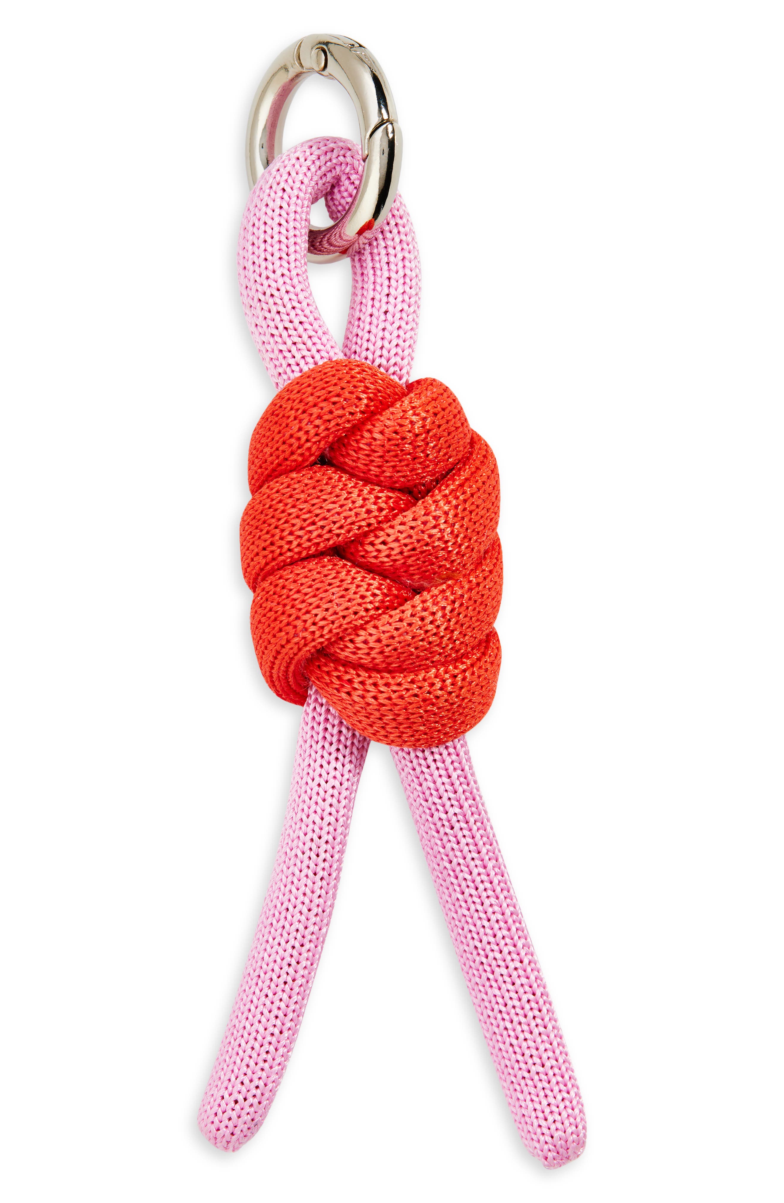 verloop Colorblock Knot Key Chain in Pink 