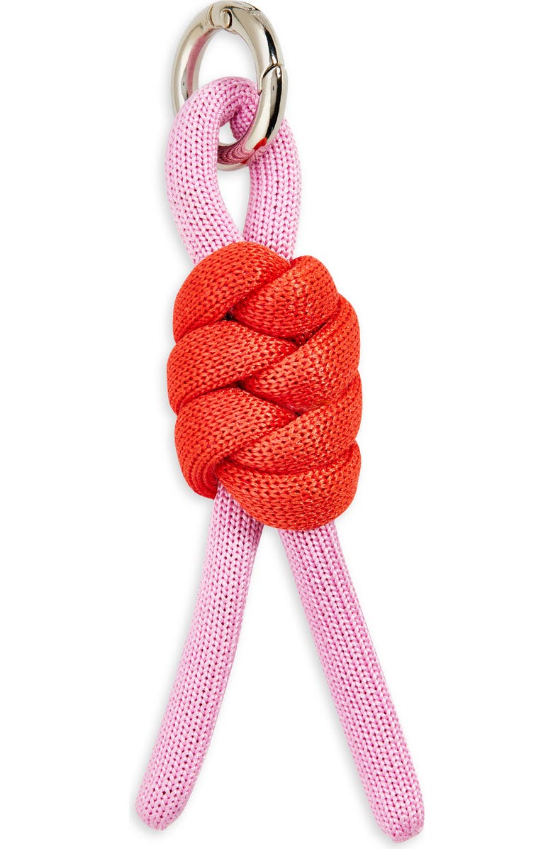 verloop Colorblock Knot Key Chain, Main, color, Pink
