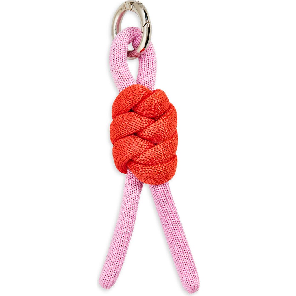 Verloop Colorblock Knot Key Chain In Pink
