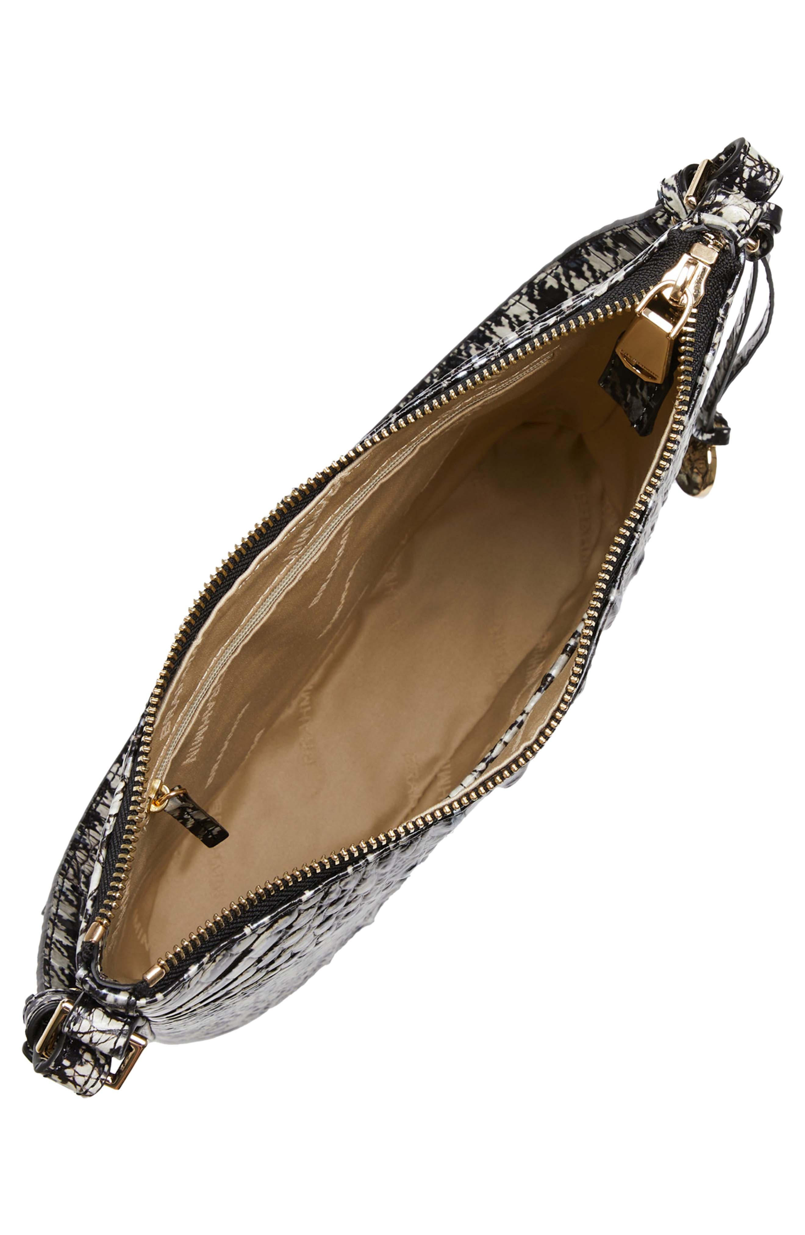 Brahmin Katie Croc Embossed Leather Crossbody Bag, Alternate, color, 