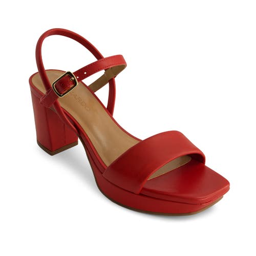 Shop Bernardo Footwear Bernardo Canto Platform Sandal In Red