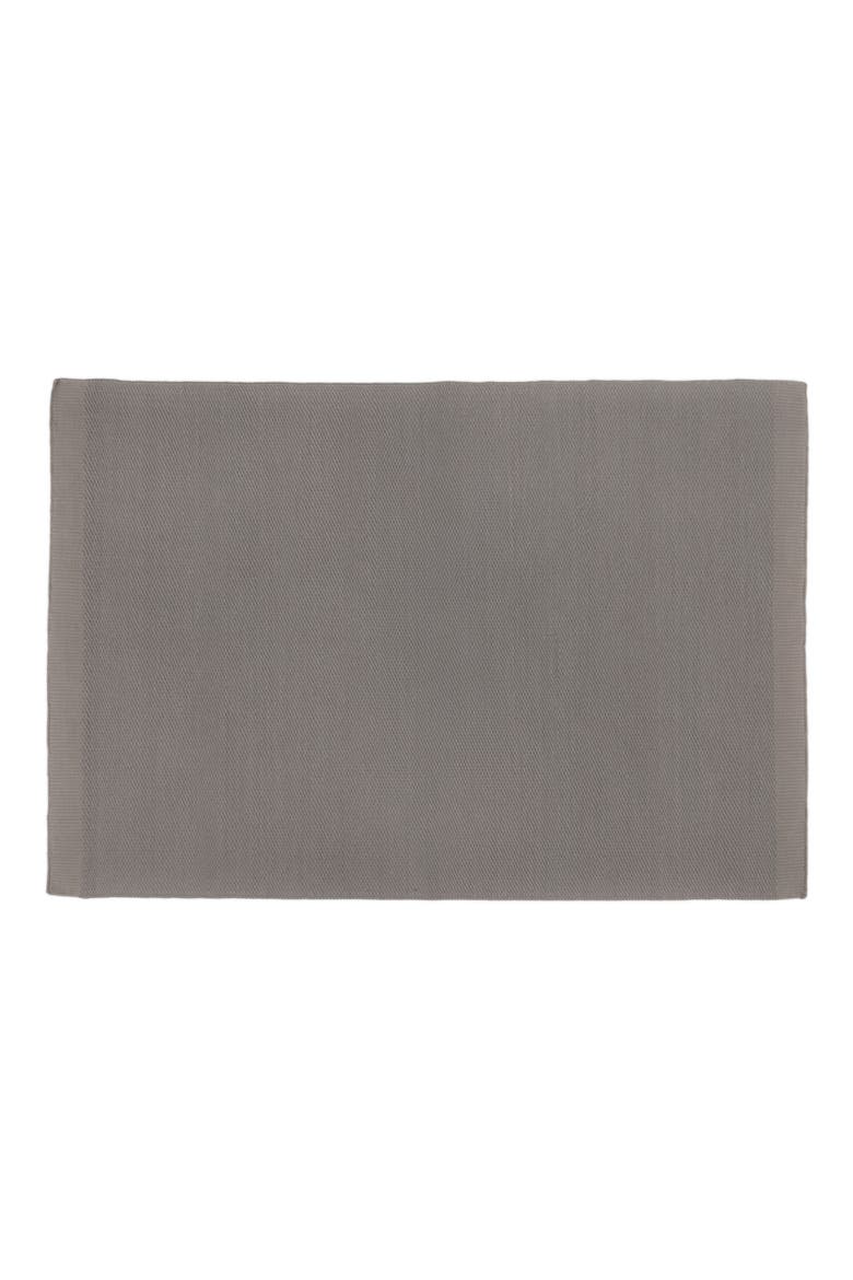 One of a Kind Wool & Cotton Rug, Main, color, SLATE GREY