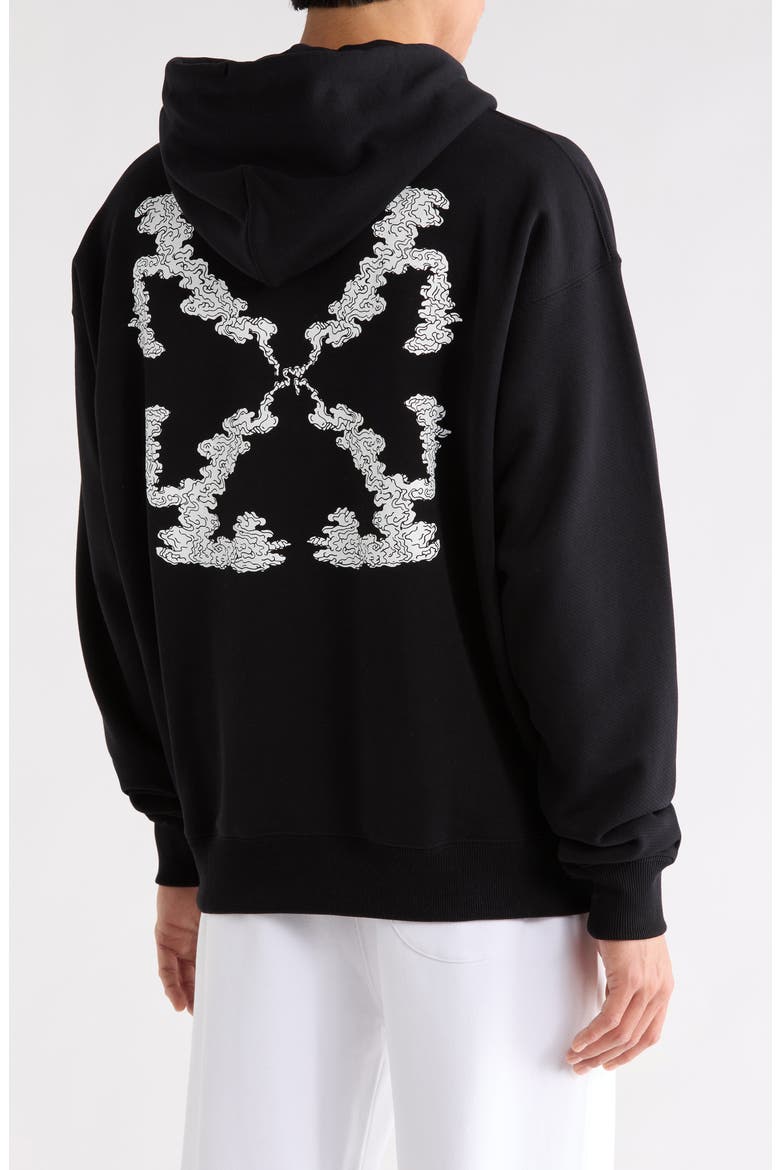 Cloud Arrow Skate Hoodie, Alternate, color, BLACK-WHITE