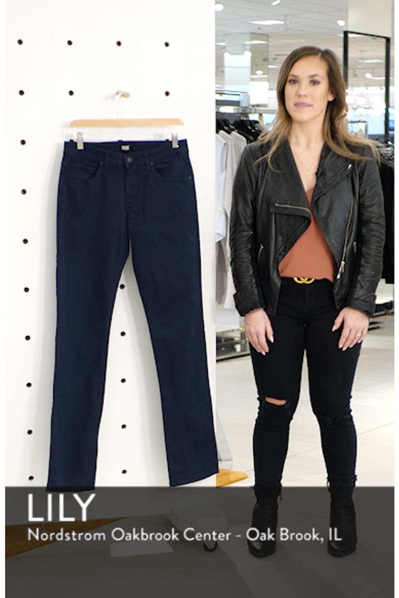 Normandie Slim Straight Leg Twill Pants video