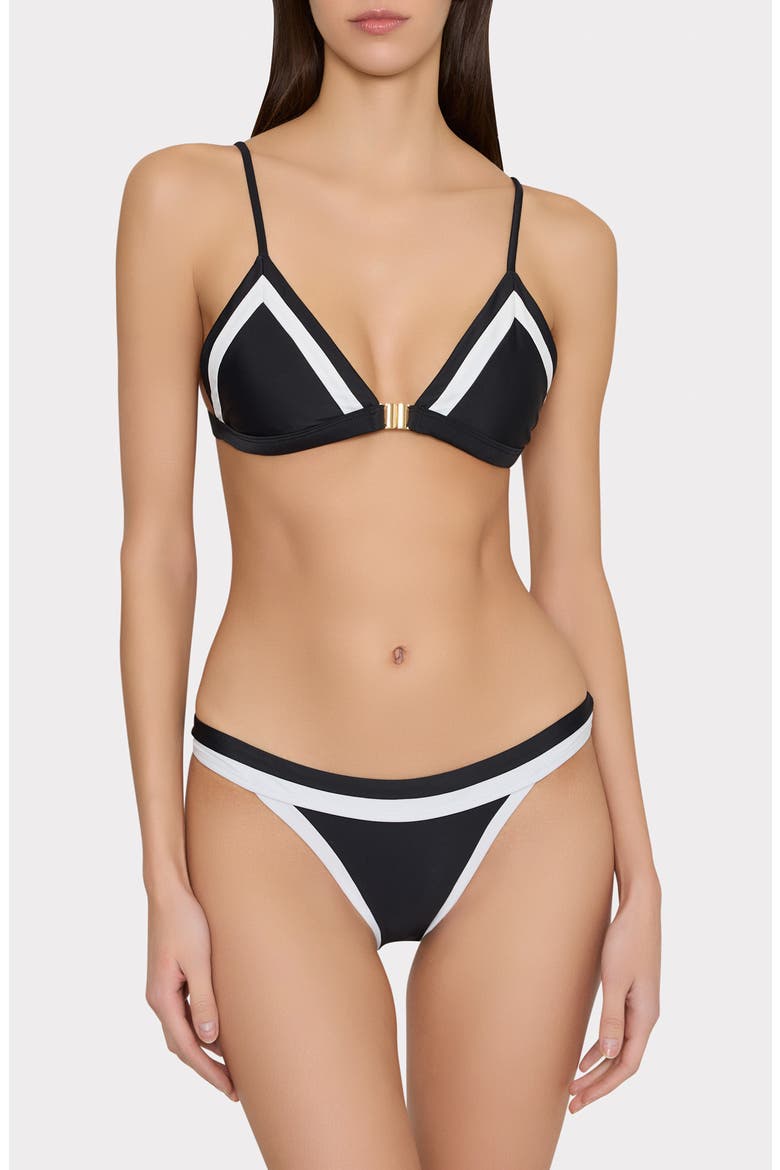 Positano Colorblock Bikini Top, Alternate, color, BLACK MULTI
