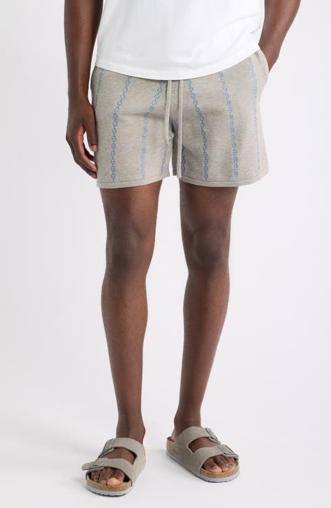 Rode Stripe Shorts