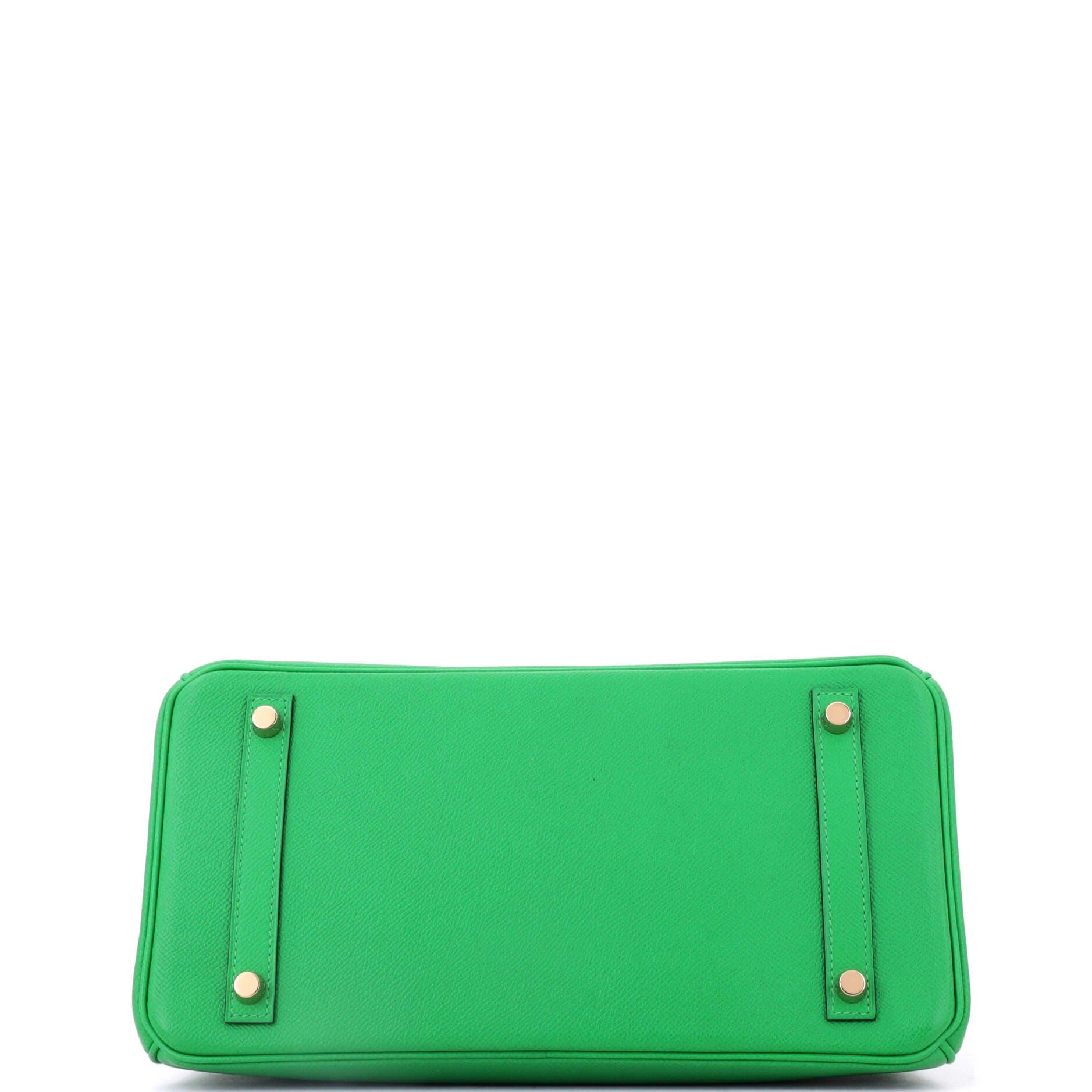Birkin Handbag Green Epsom with Gold Hardware 30, Alternate, color, Green