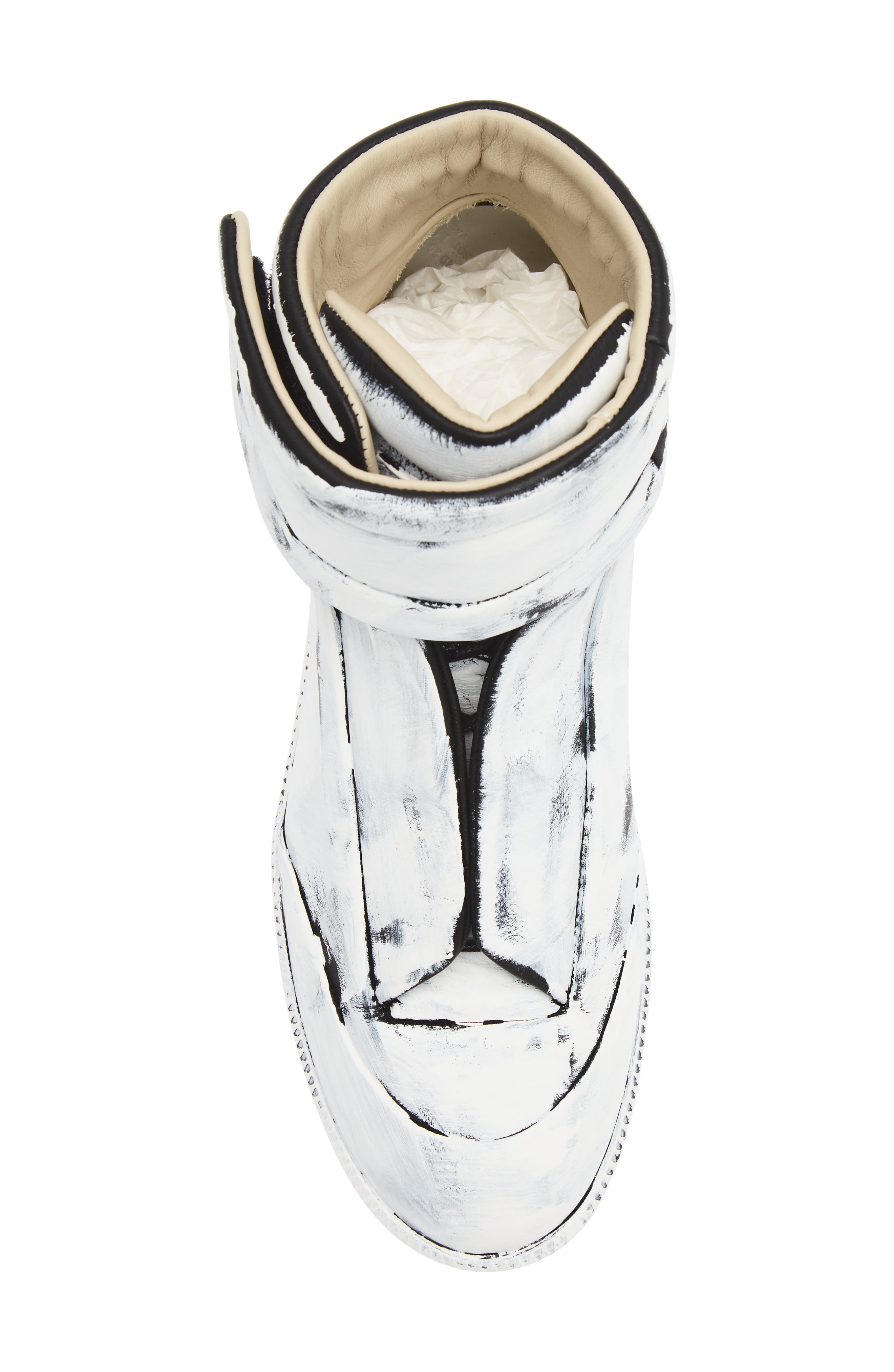 Future High Top, Alternate, color, BLACK/ BIANCHETTO