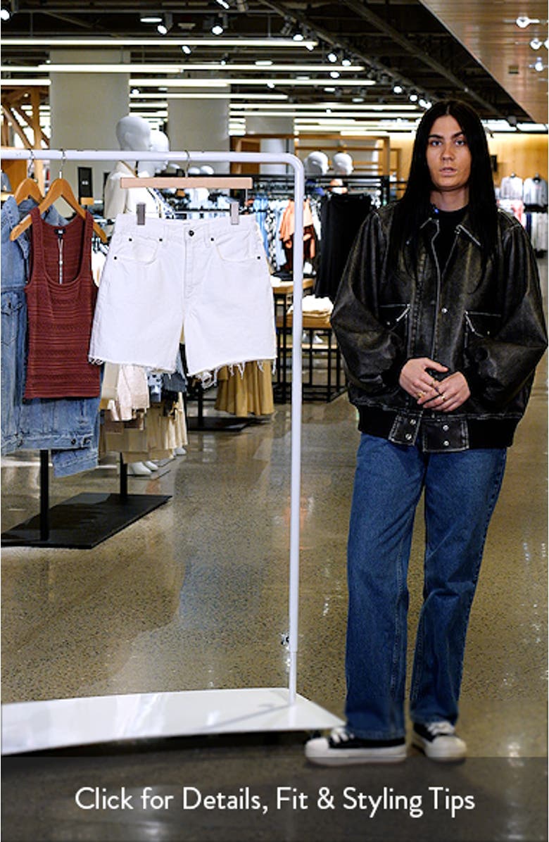 Sienna High Waist Cutoff Denim Shorts, sales video thumbnail